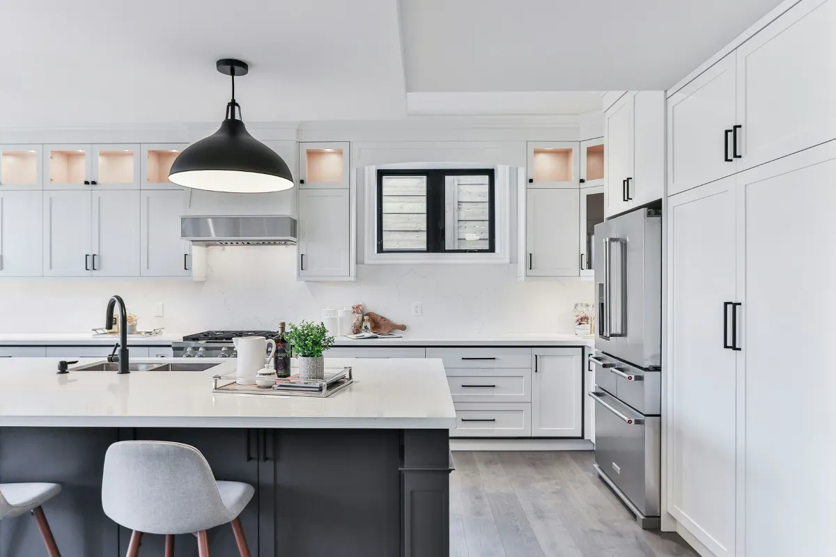 Renovated kitchen in a Toronto home